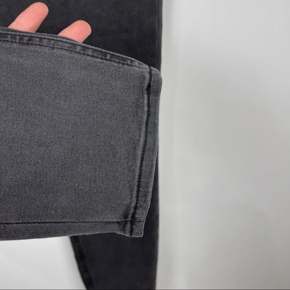 NEW ASOS Denim Dark Grey High Waist Skinny Jeans Sz 34 - Picture 3 of 9